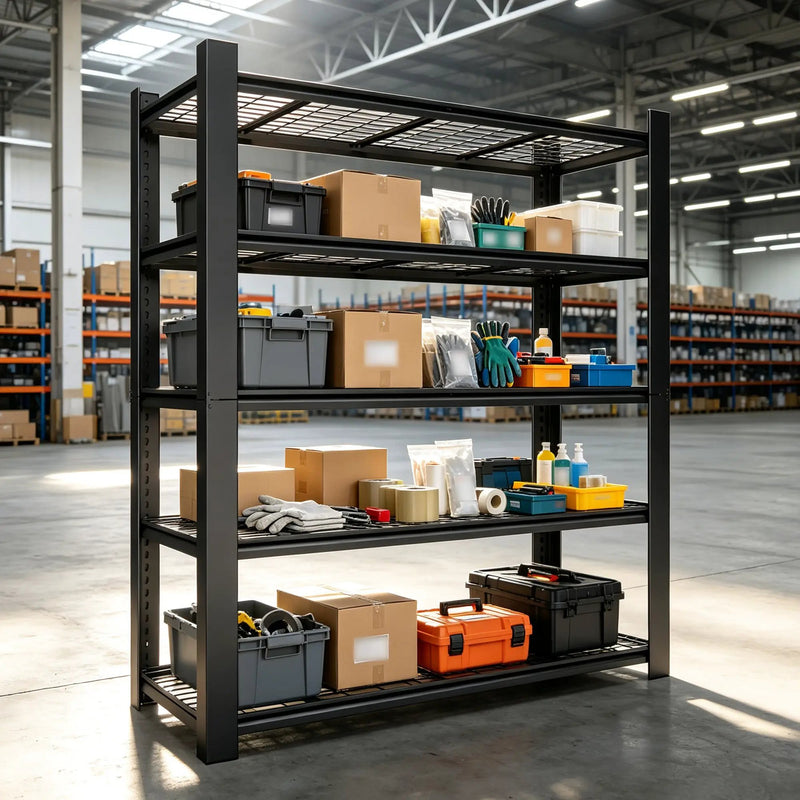 72"H 5-Tier Adjustable Heavy Duty Shelving Rack by HouseOfZazla