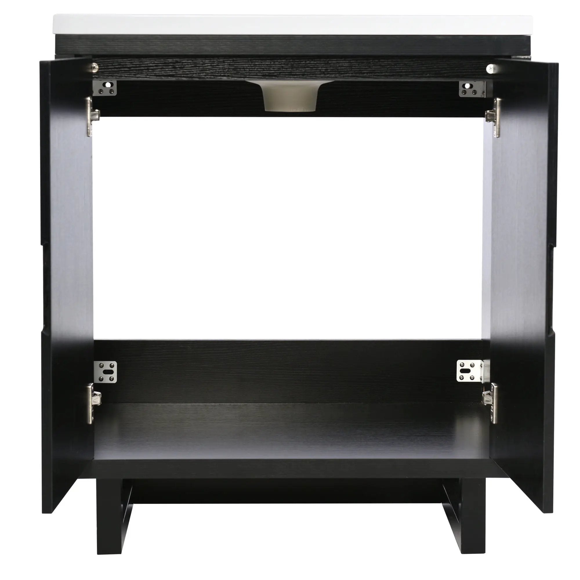 Bathroom Vanity Set With Sink, Combo Cabinet, Bathroom Storage Cabinet, Solid Wood Frame by HouseOfZazla
