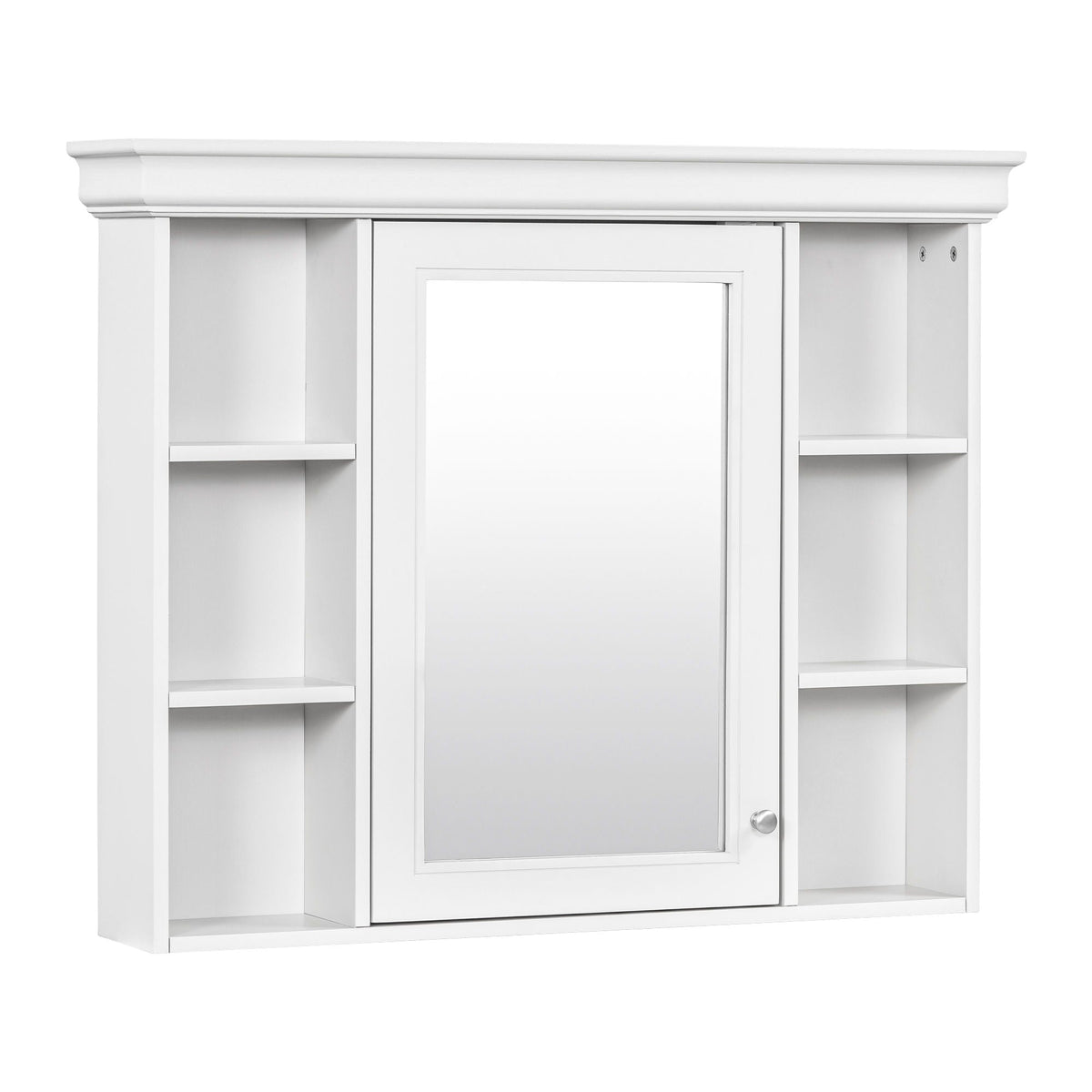 Wall Mounted Bathroom Storage Cabinet with Mirror Door - 35.5" Wide, photo 2 of 40