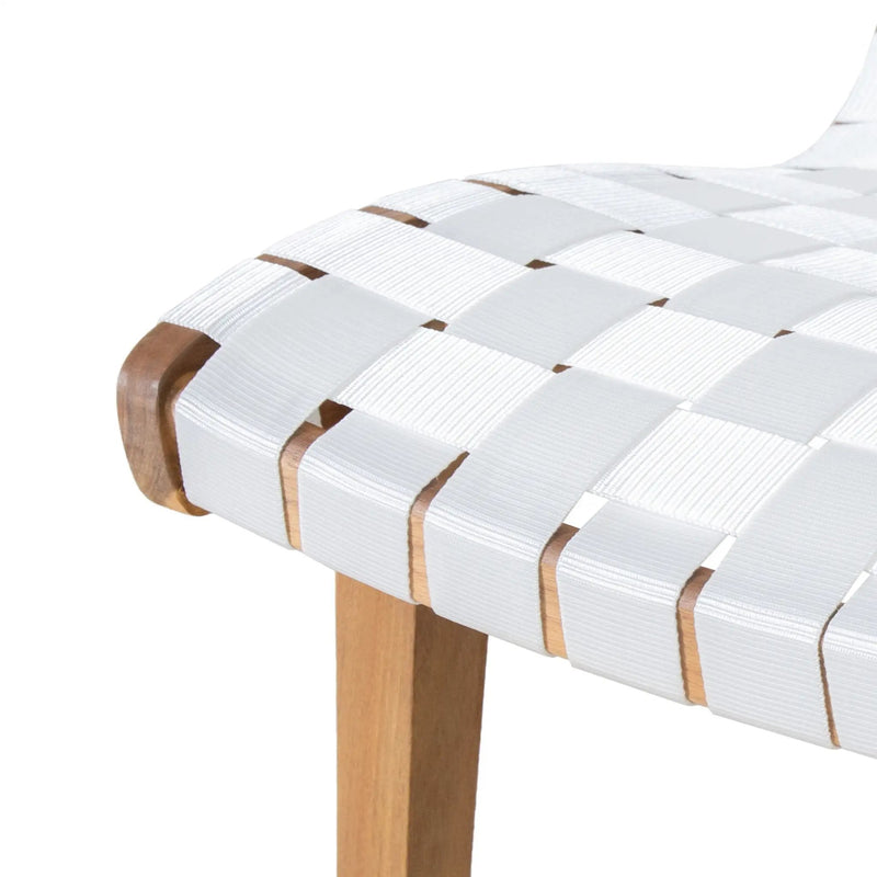 Charlotte Lounge Chair - White by HouseOfZazla