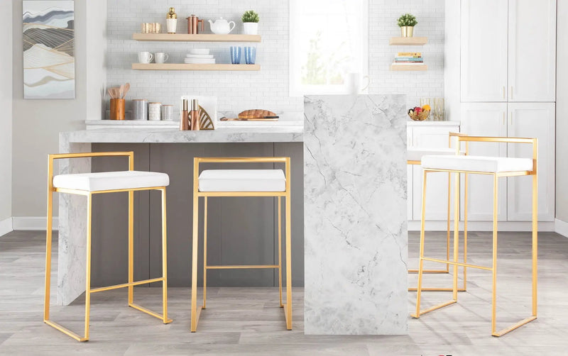 Fuji - Contemporary / Glam & Quality Construction Barstool by Unique Piece Furniture