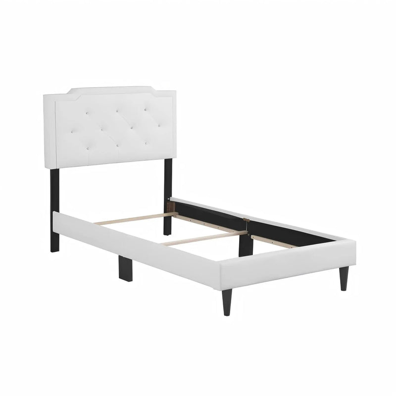 Button Tufted Bed Charming For Cozy Spaces by Unique Piece Furniture