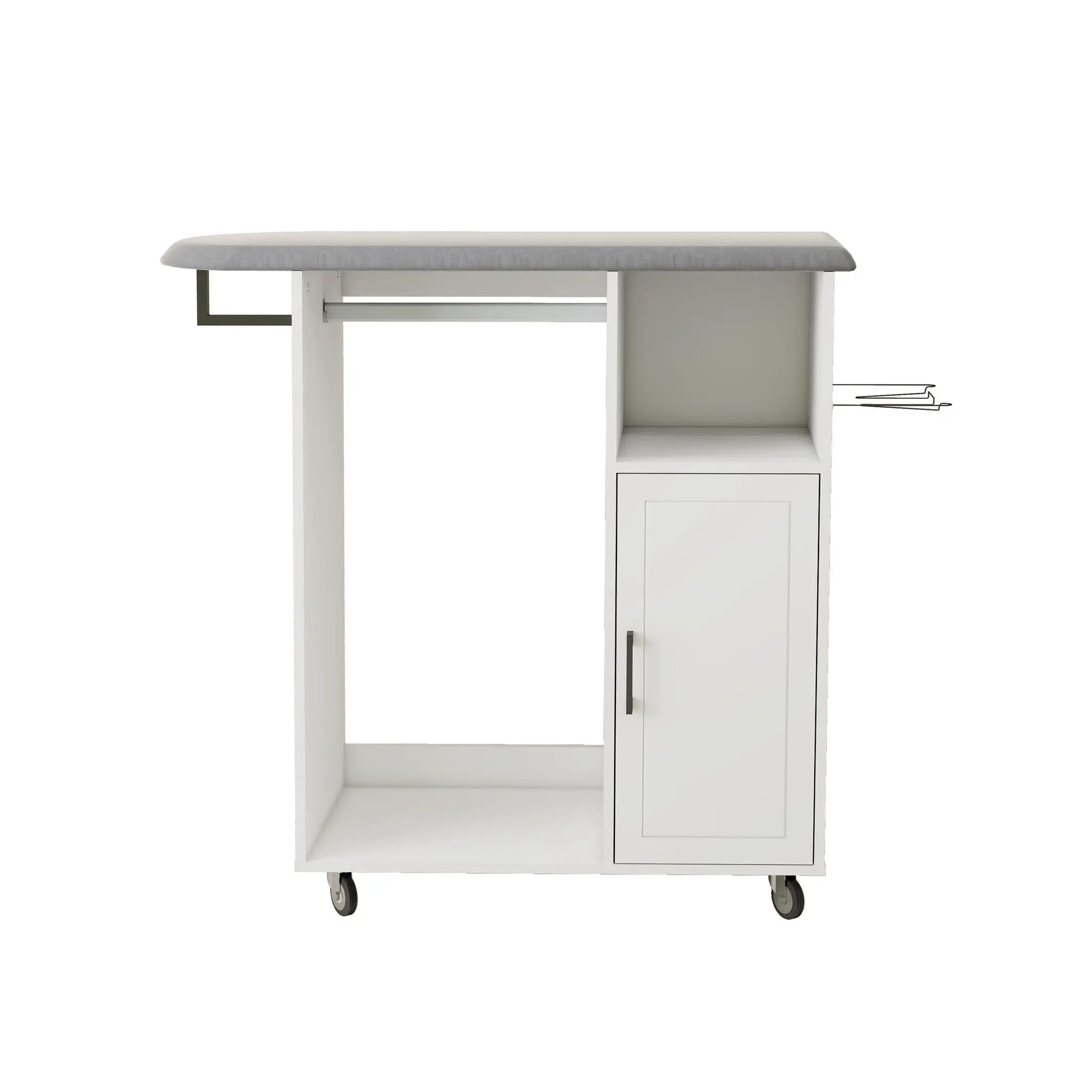 Ironing Cart with Rolling Ironing Board by HouseOfZazla