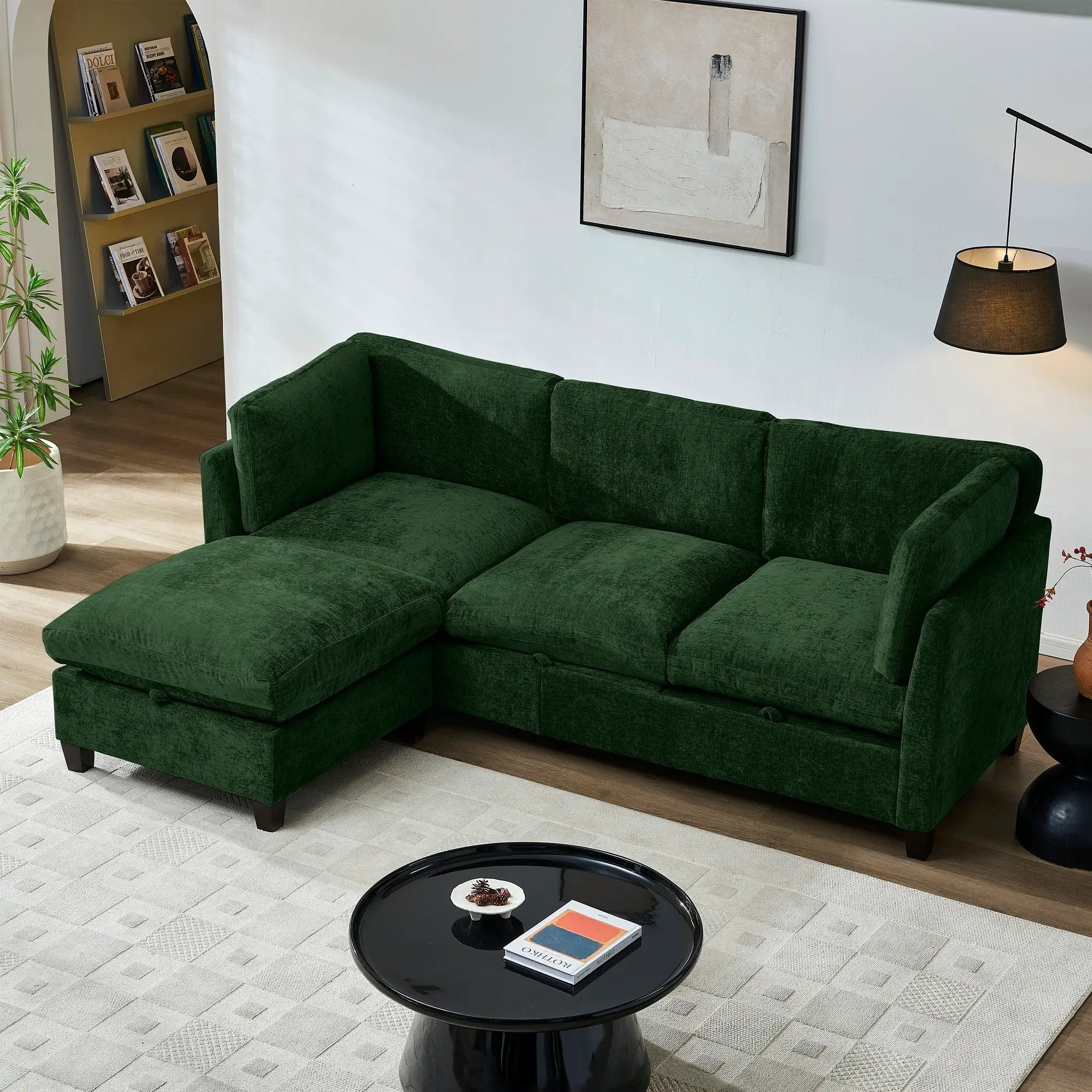 96.5" Sectional Couch for Living Room by HouseOfZazla