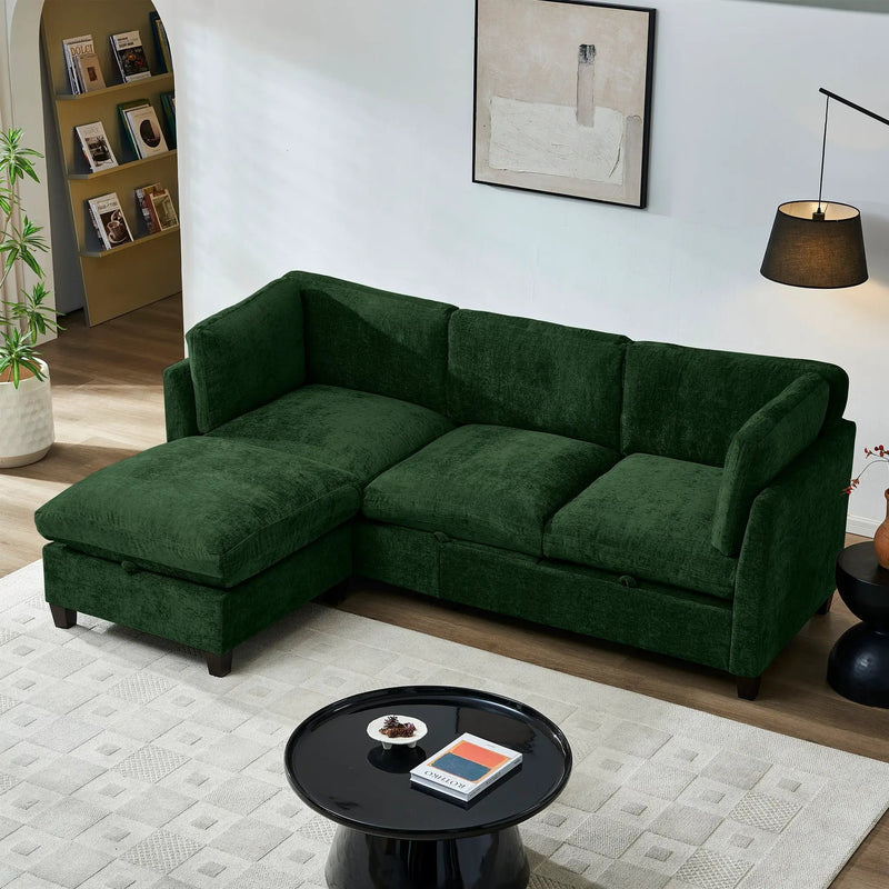 96.5" Sectional Couch for Living Room by HouseOfZazla