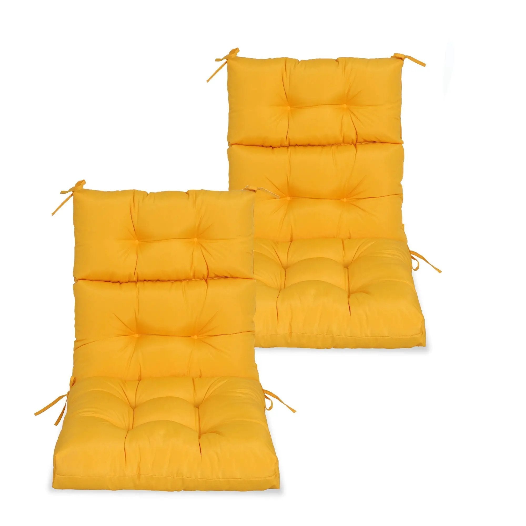 2 Piece High Back Patio Chair Cushion Set by HouseOfZazla