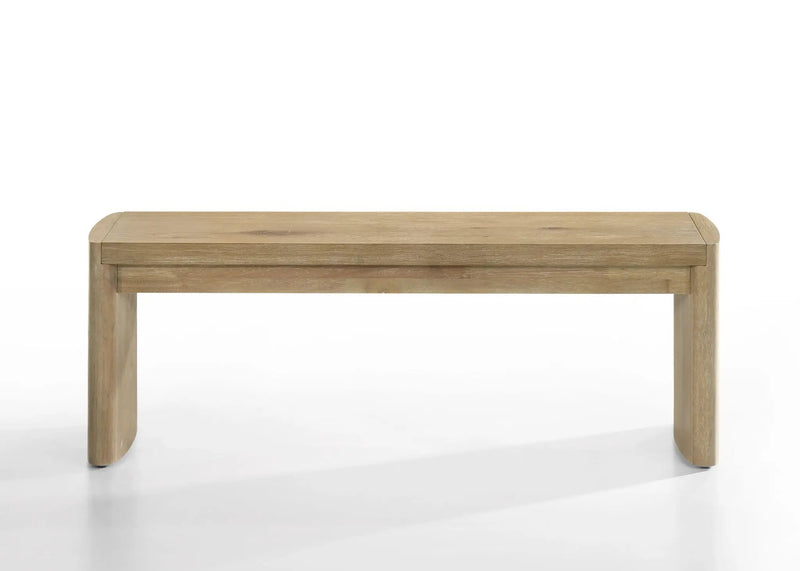 Magnus - Wide Dining Bench - Wooden Oak by Unique Piece Furniture
