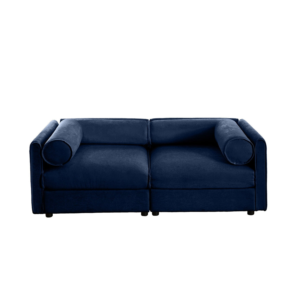Stylish Sofa with Storage Seat and Cylindrical Backrest - Multiple Colors, photo 36 of 40
