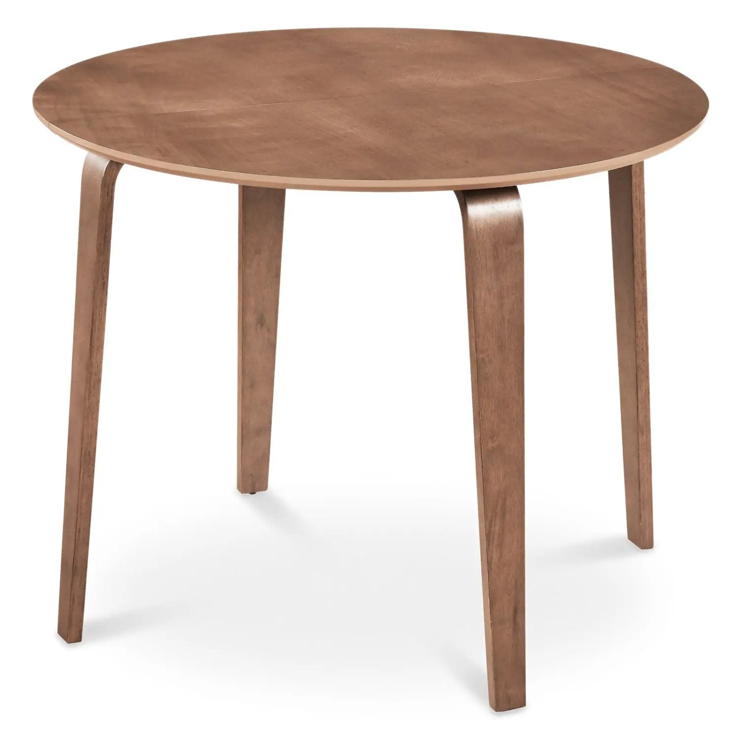 37.5" Round Dining Table with Rubber Wood Legs for Small Space by DirectDeals