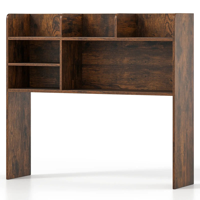 Desktop Bookshelf Countertop Storage Hutch with 6 Shelves by DirectDeals