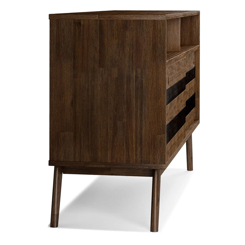Clarkson - TV Stand - Rustic Natural Aged Brown by HouseOfZazla