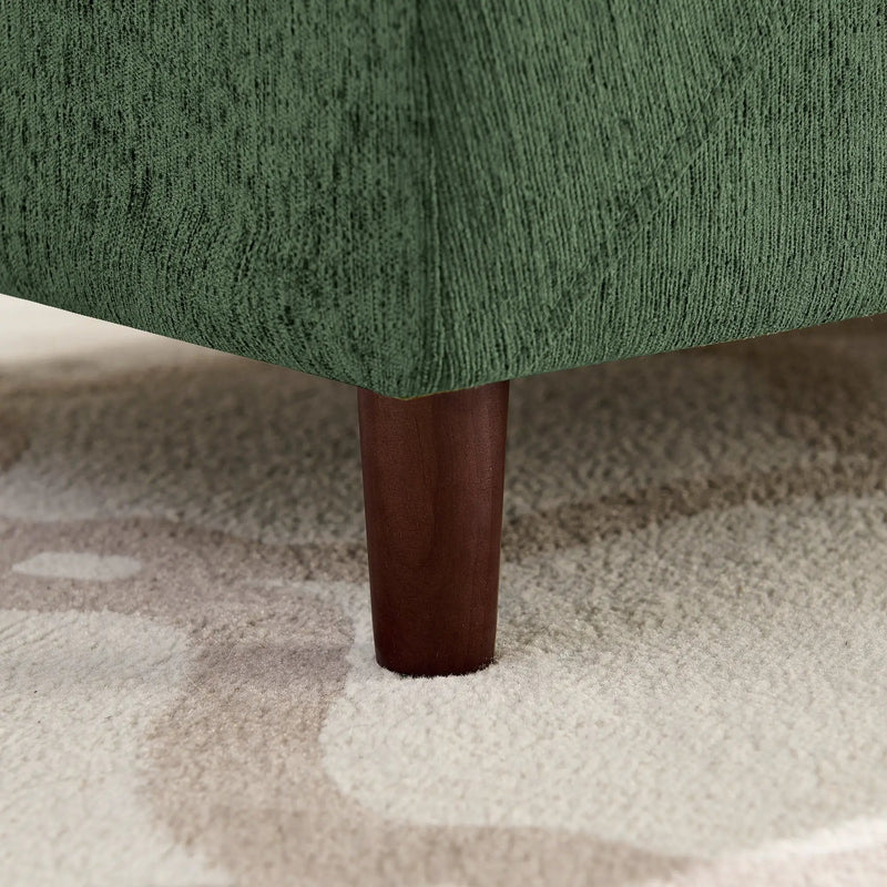 Pet Sofa with Backrest and Armrests - Modern Olive by HouseOfZazla
