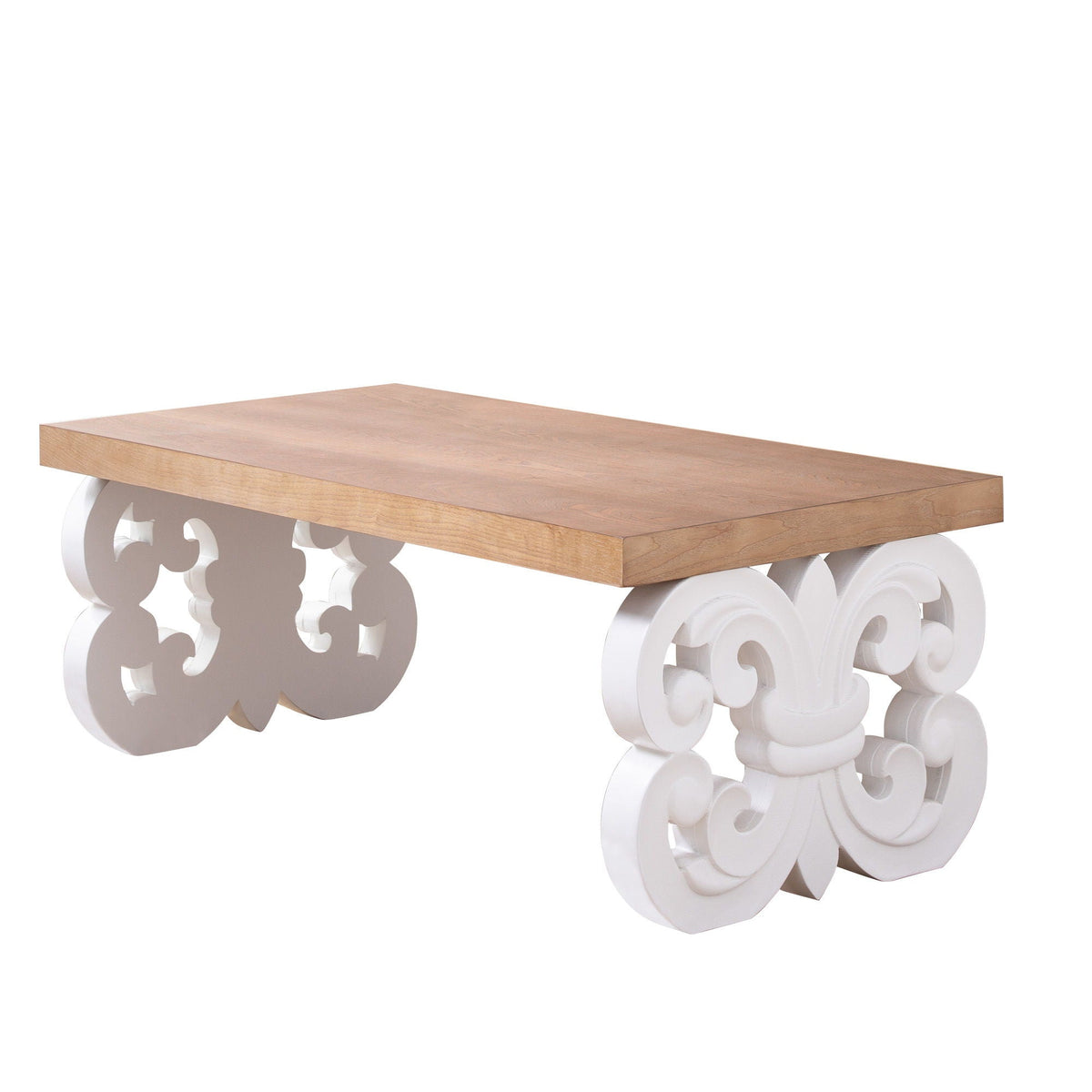 Ornate Scroll Base Coffee Table, photo 7 of 14