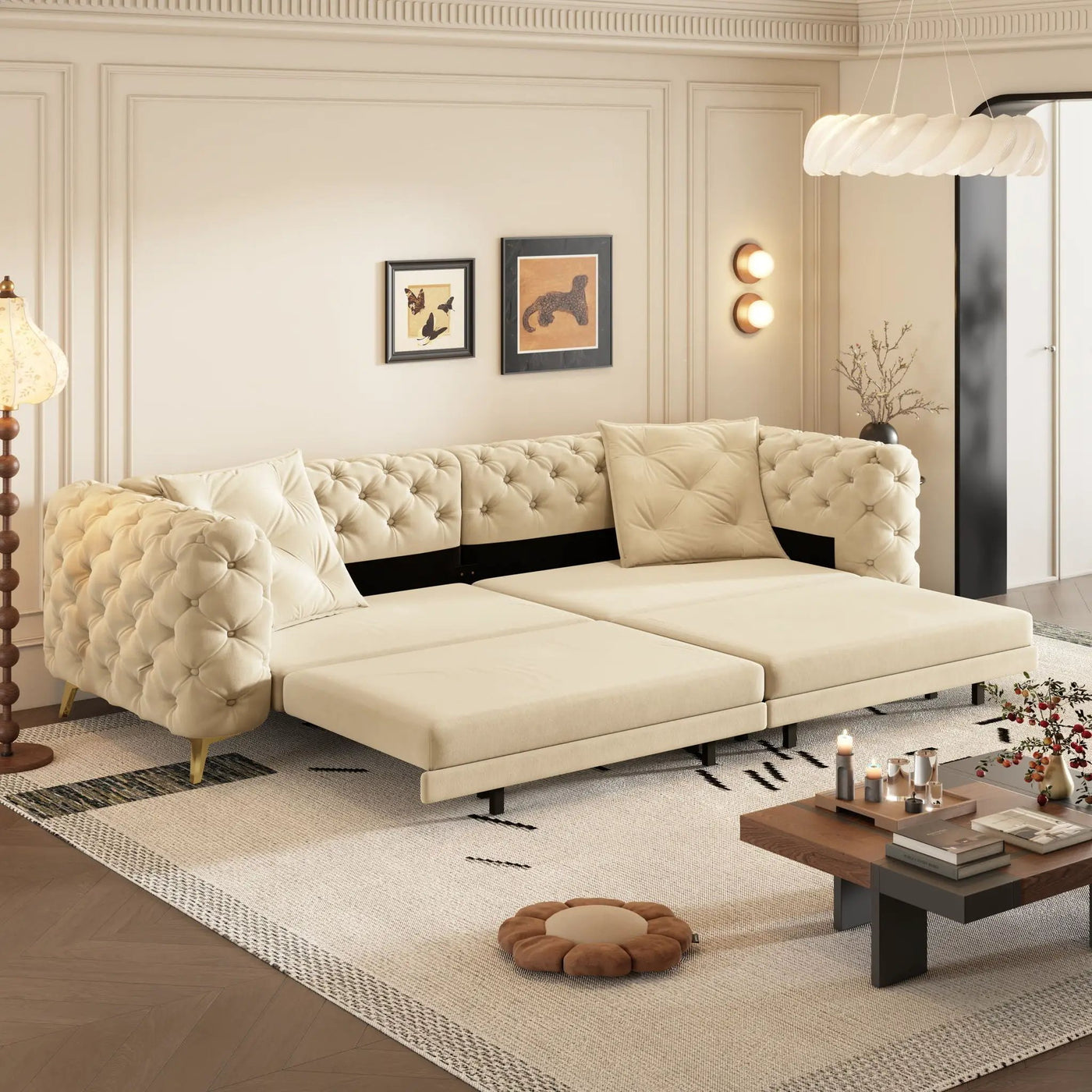 3-In-1 Convertible Sleeper Sofa by HouseOfZazla