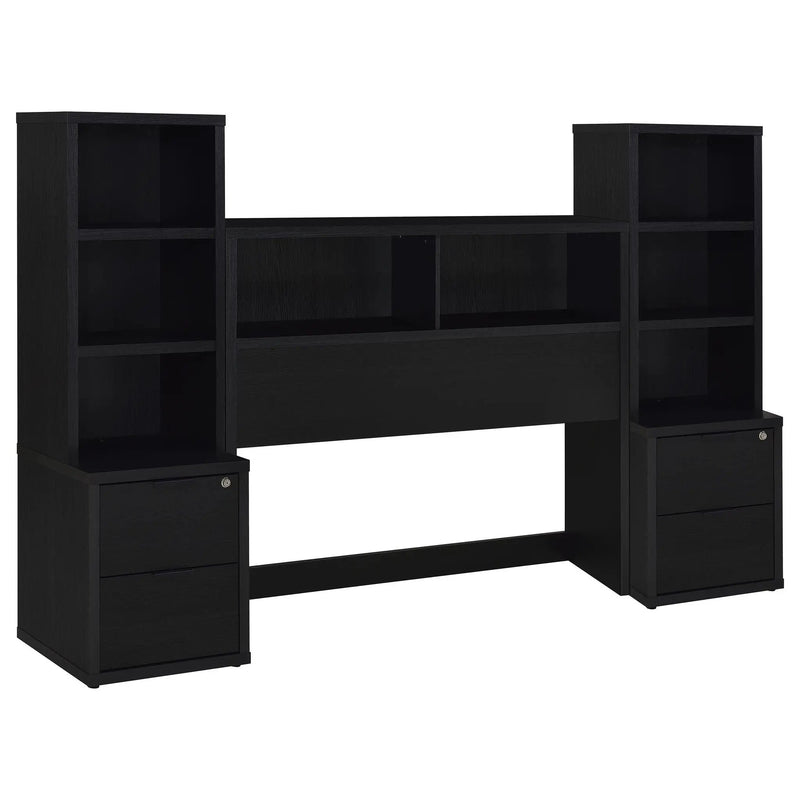 Geary - 3 Piece Bedroom Set With Bookcase Headboard by HouseOfZazla