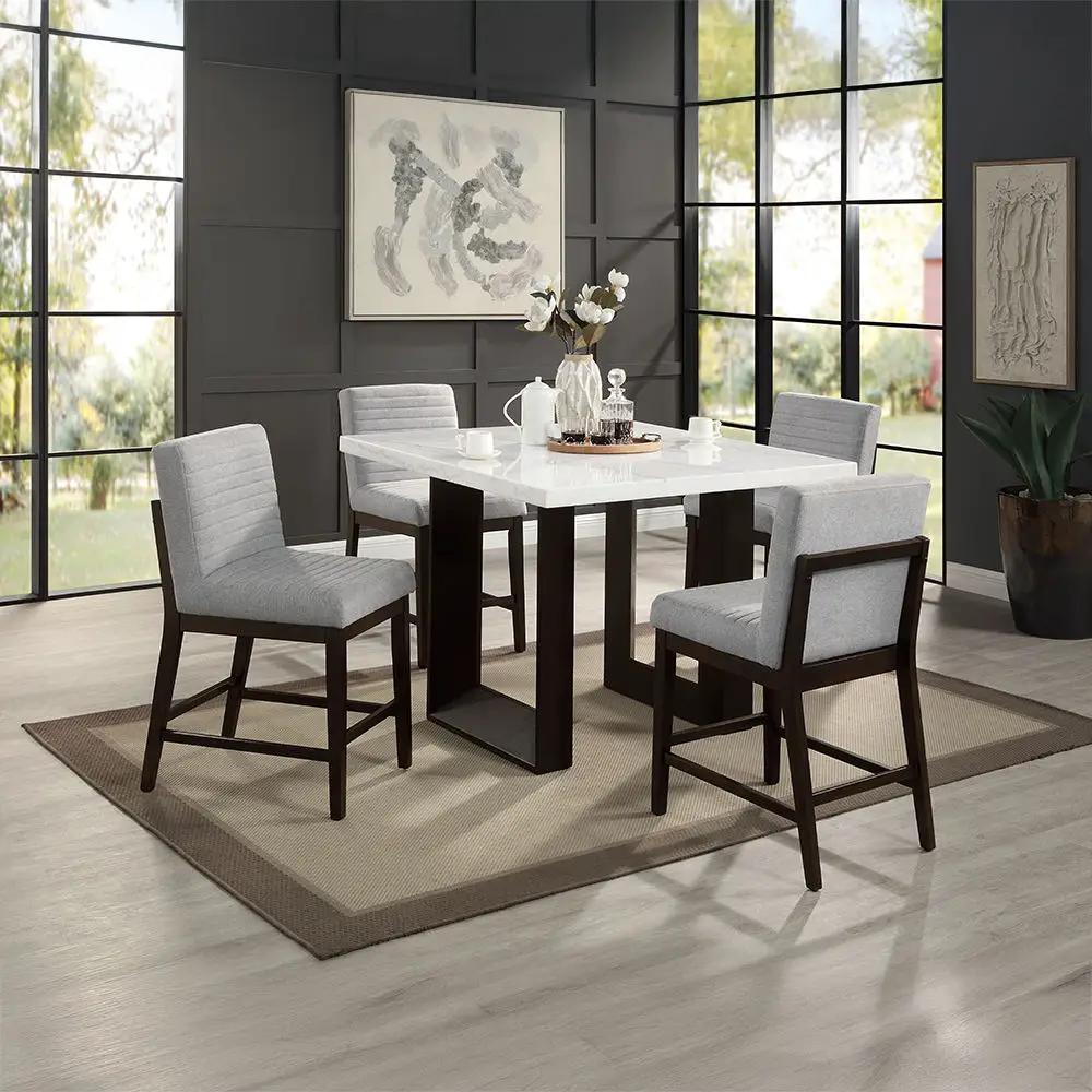Edwyn - Dining Table With Marble Top by Unique Piece Furniture