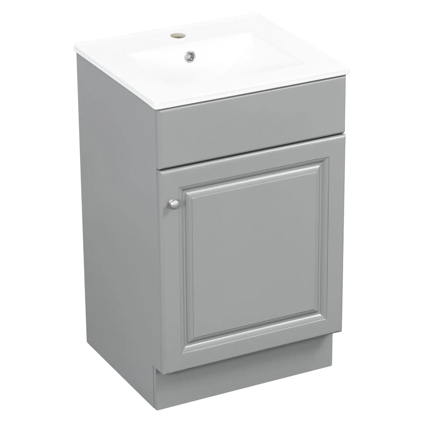 Bathroom Vanity With Sink, Cabinet With Adjustable Shelf by HouseOfZazla