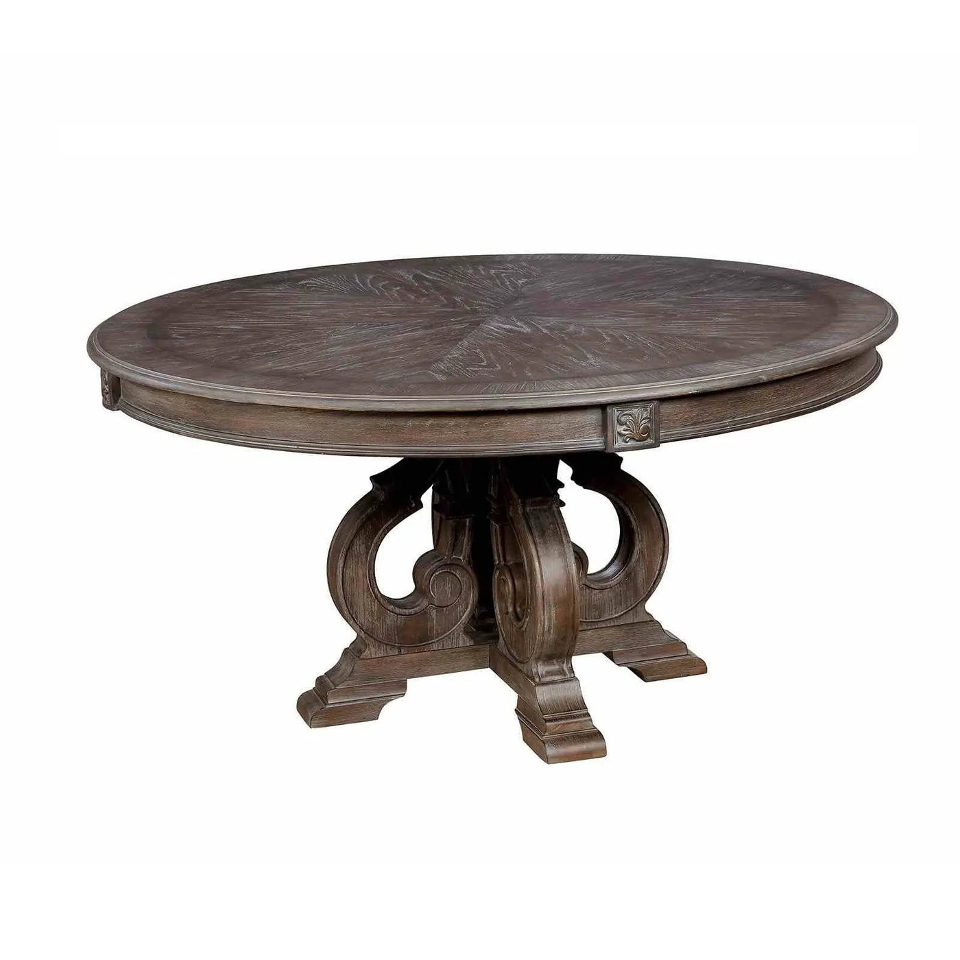 Elegant Dining Set Round Table And Side Chairs by Unique Piece Furniture
