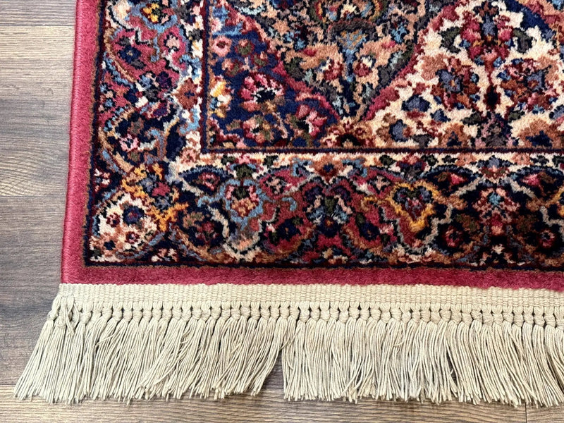 Karastan Rug 3x5 Multicolor Panel Kirman #717, Original 700 Series, Wool Pile, Discontinued by Jewel Rugs