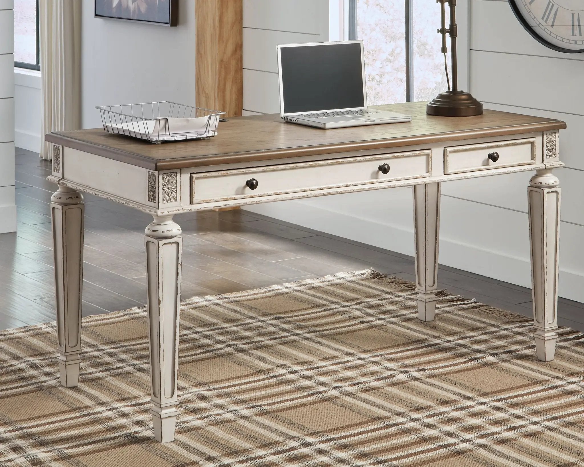 Realyn - Home Office Desk - Light Brown by Unique Piece Furniture