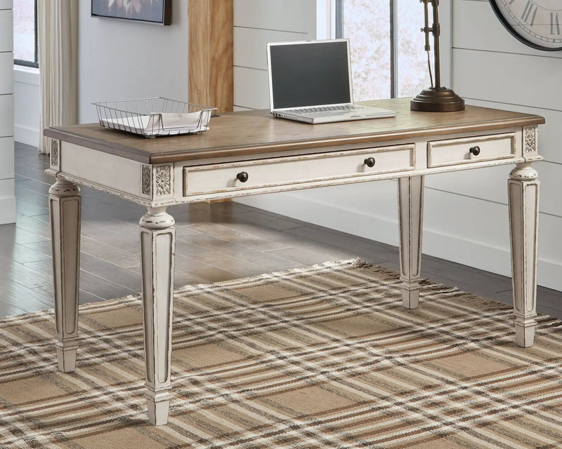 Realyn - Home Office Desk - Light Brown by Unique Piece Furniture