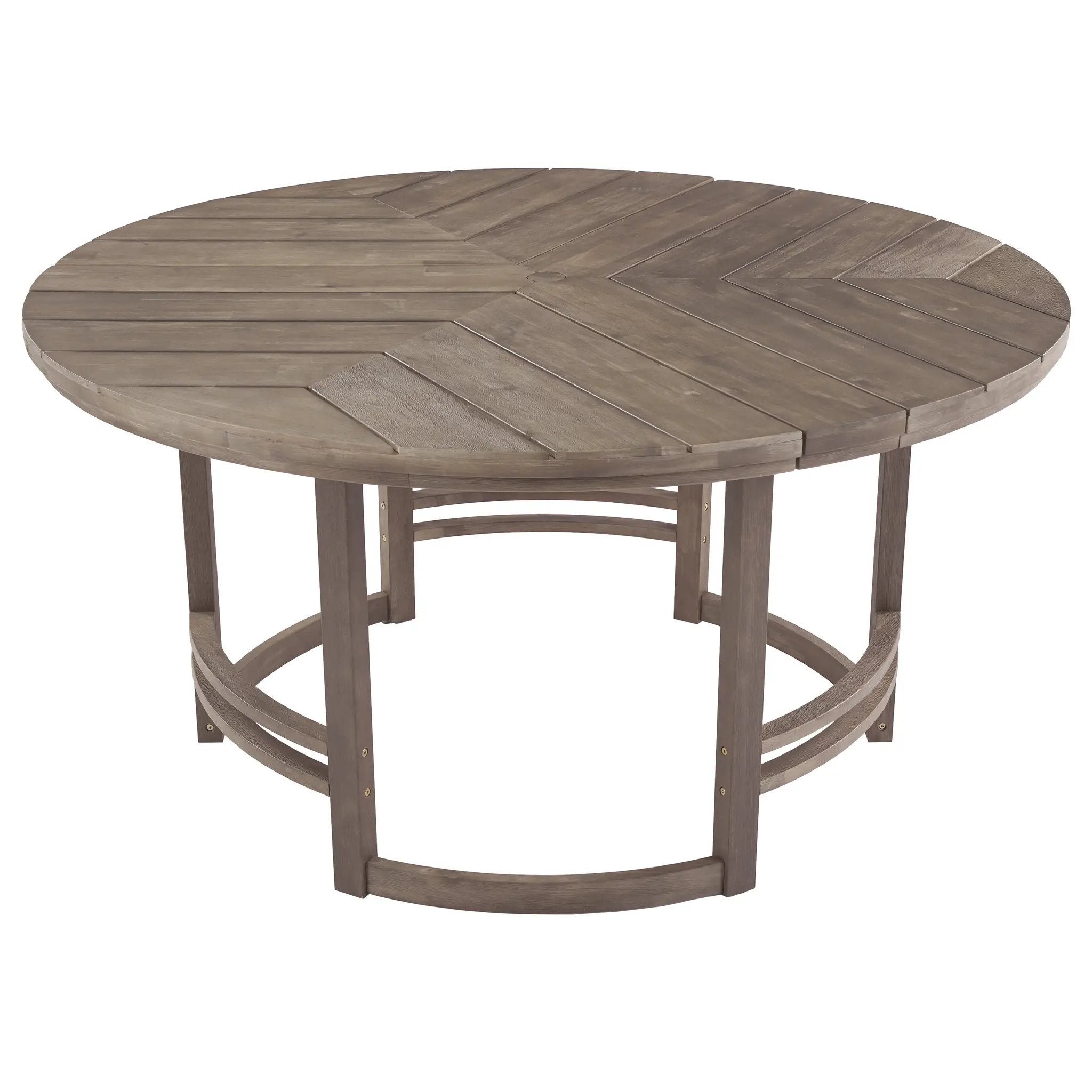 Outdoor Dining Set 5-Piece Patio Table and Chairs with Umbrella Hole by HouseOfZazla