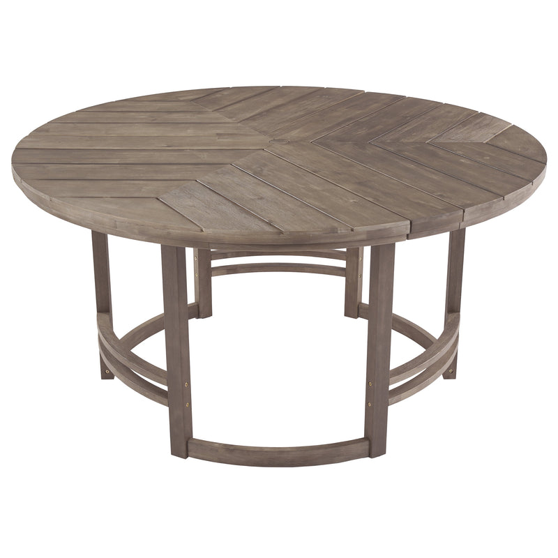 Outdoor Dining Set 5-Piece Patio Table and Chairs with Umbrella Hole by HouseOfZazla