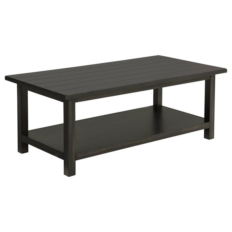 Payne 3-piece Coffee and 1-drawer End Table Set Java by Unique Piece Furniture