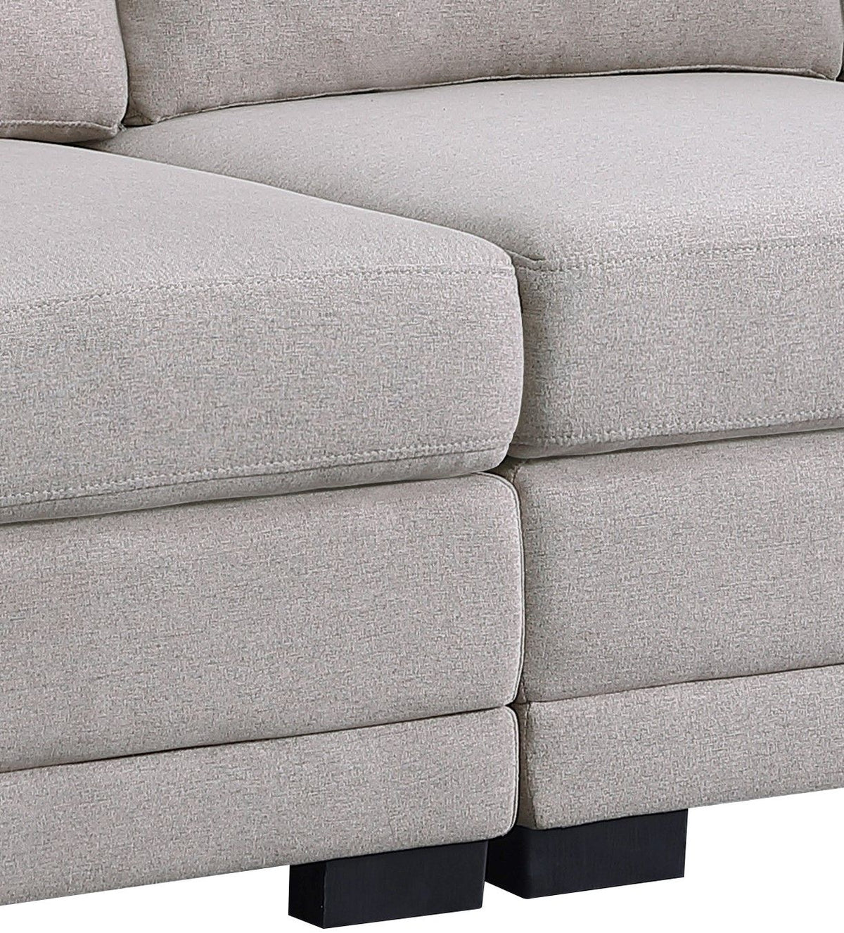 Light Gray Loveseat with Removable Cushions - Kristin, photo 3 of 5