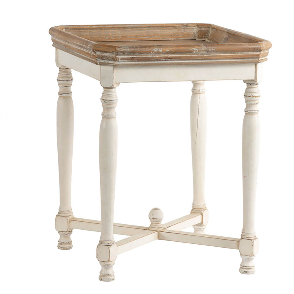 Narrow Alcott Side Table with Durable Fir Wood Construction - Light Brown, photo 7 of 12