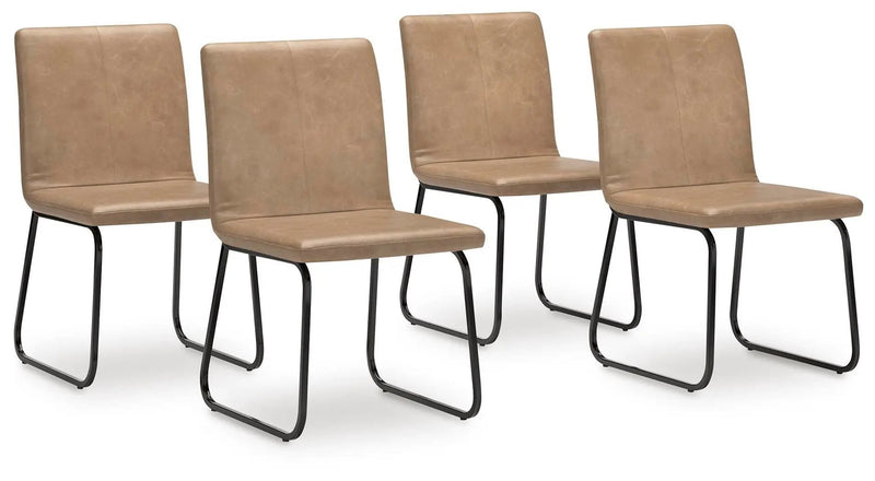 Pharwynn - Dining Upholstered Side Chair (Set of 4) - Toast by Unique Piece Furniture