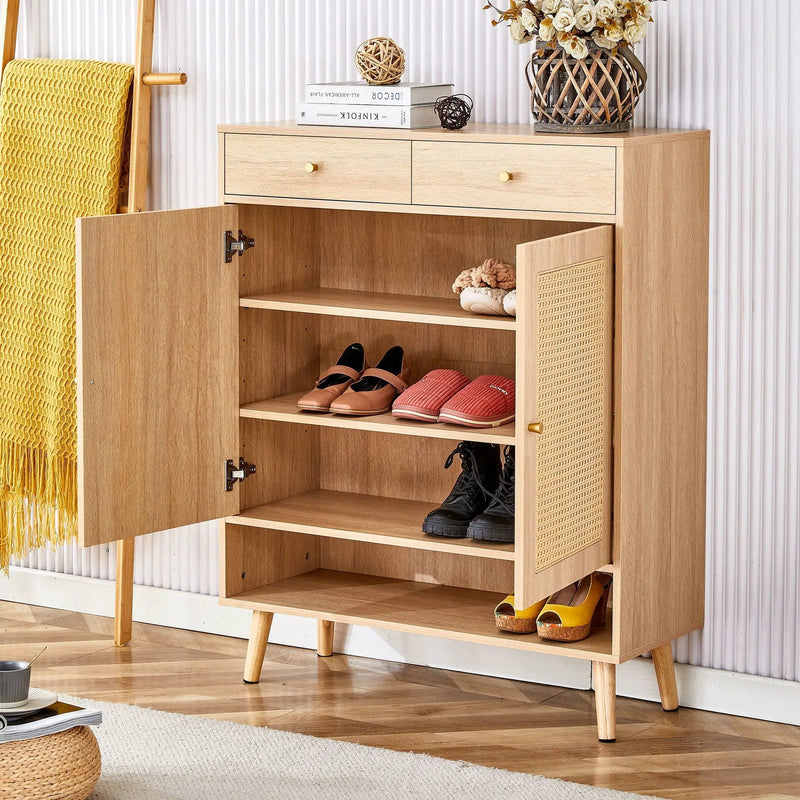 Multifunctional Modern Minimalist Shoe Cabinet by Unique Piece Furniture