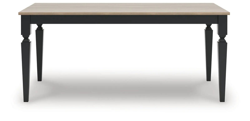 Brenkerton - Rectangular Dining Room Table - Grayish Brown / Black by Unique Piece Furniture