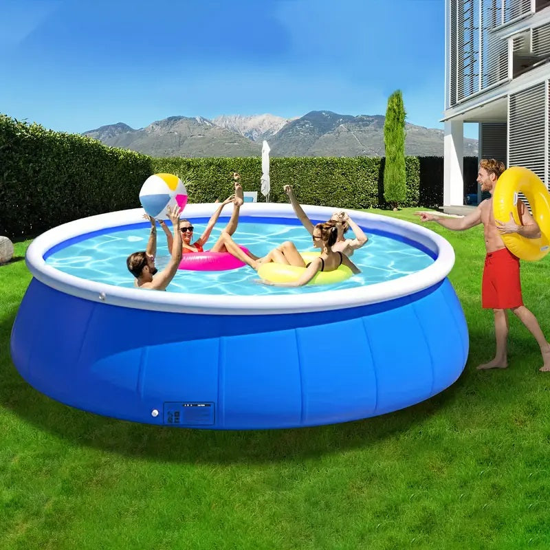 Inflatable Swimming Pool 244" x 63" Butterfly Design by HouseOfZazla