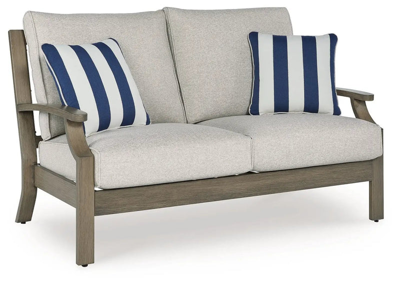 Rainier Ranch - Loveseat With Cushion - Brown / Beige by Unique Piece Furniture