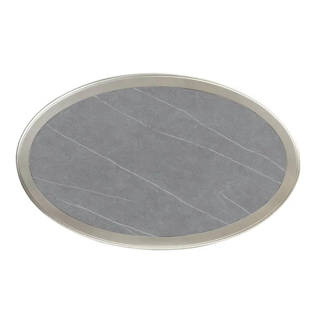 Kasa - Coffee Table - Sintered Stone Top & Champagne by Unique Piece Furniture
