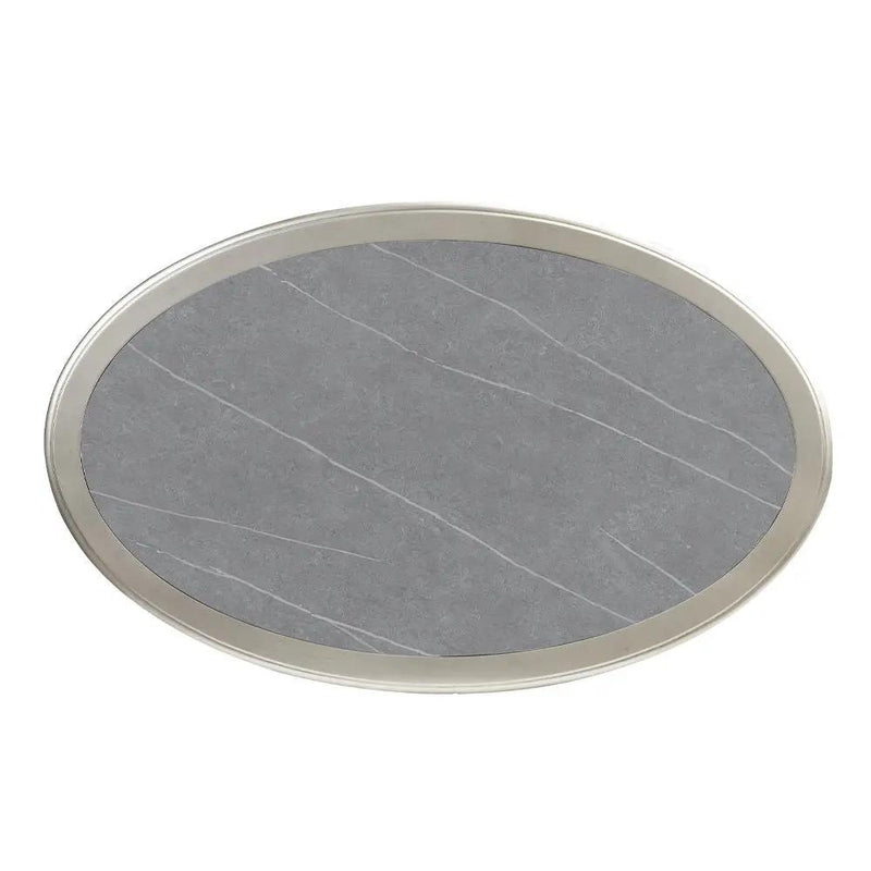 Kasa - Coffee Table - Sintered Stone Top & Champagne by Unique Piece Furniture