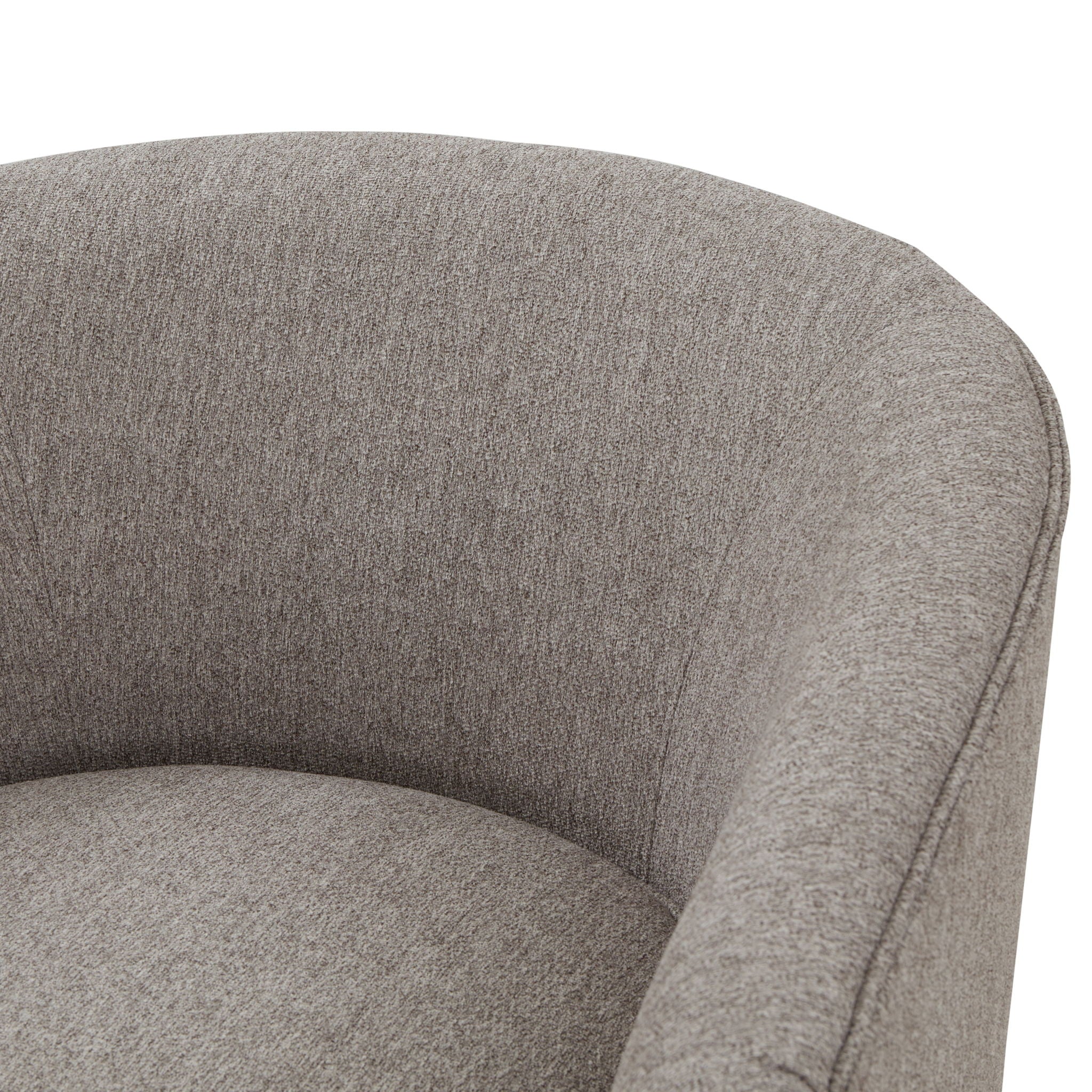 Miramar - Swivel Barrel Chair With Wooden Base by HouseOfZazla
