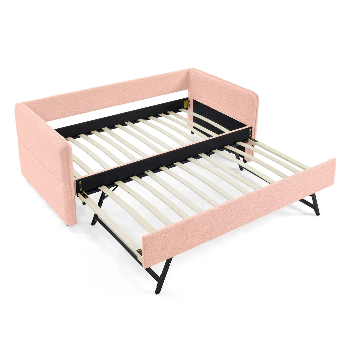 Upholstered Daybed With Pop Up Trundle by HouseOfZazla