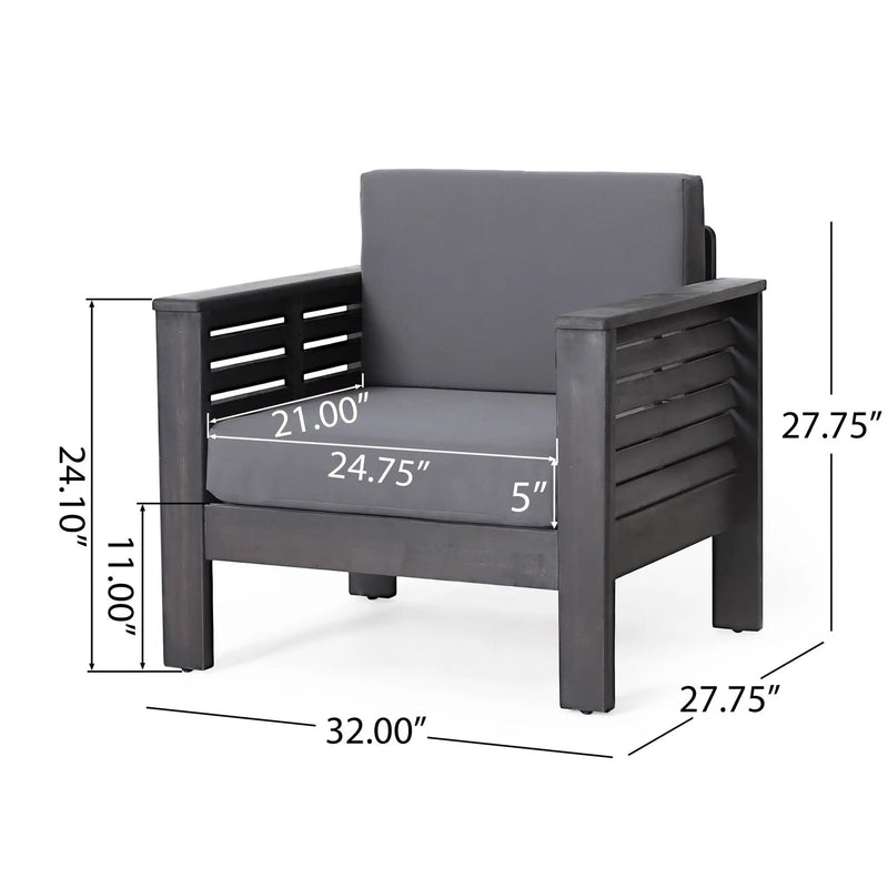 Slat Design Club Chairs With Cushions by HouseOfZazla