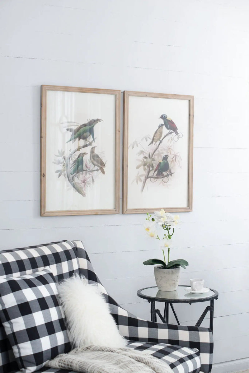 Bird Framed Print (Set of 2) - Multicolor by HouseOfZazla