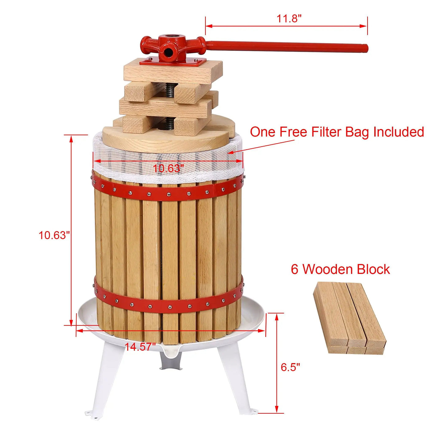 Fruit Wine Press Manual Juice Maker by HouseOfZazla
