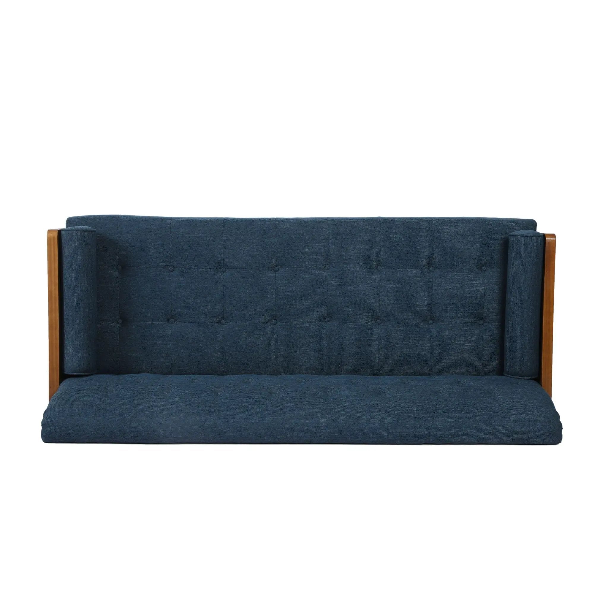 Aidan Mid Century Modern Tufted Fabric Sofa by HouseOfZazla