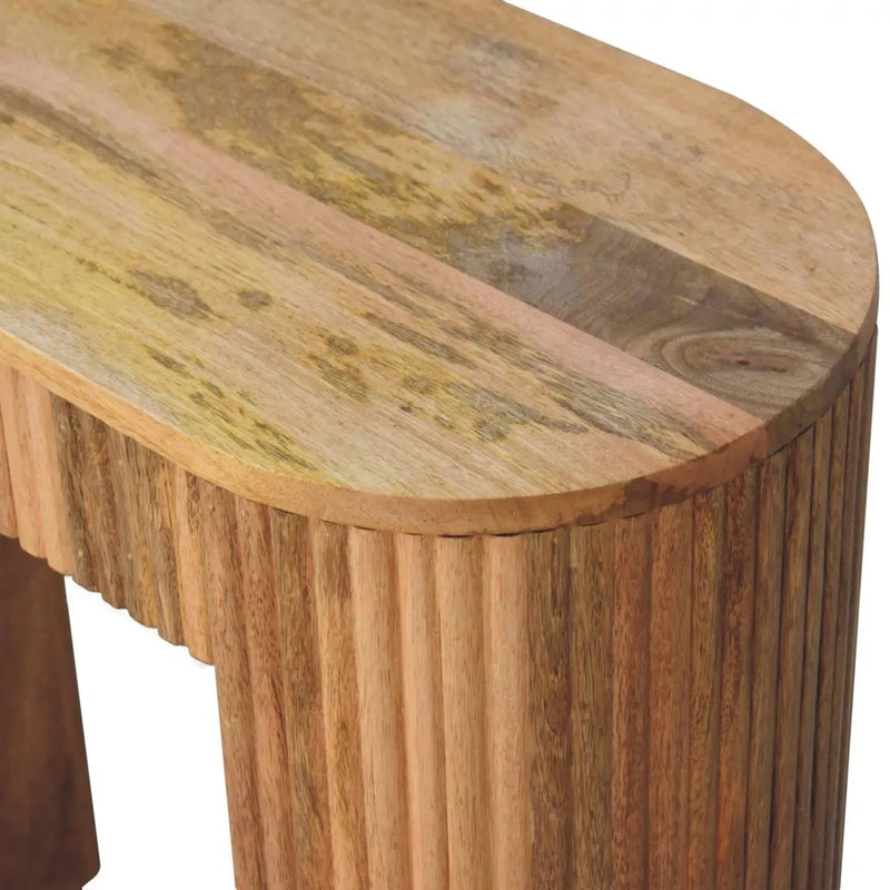 Solid Wood Soba Straight Console Table, 1-Drawer by HouseOfZazla