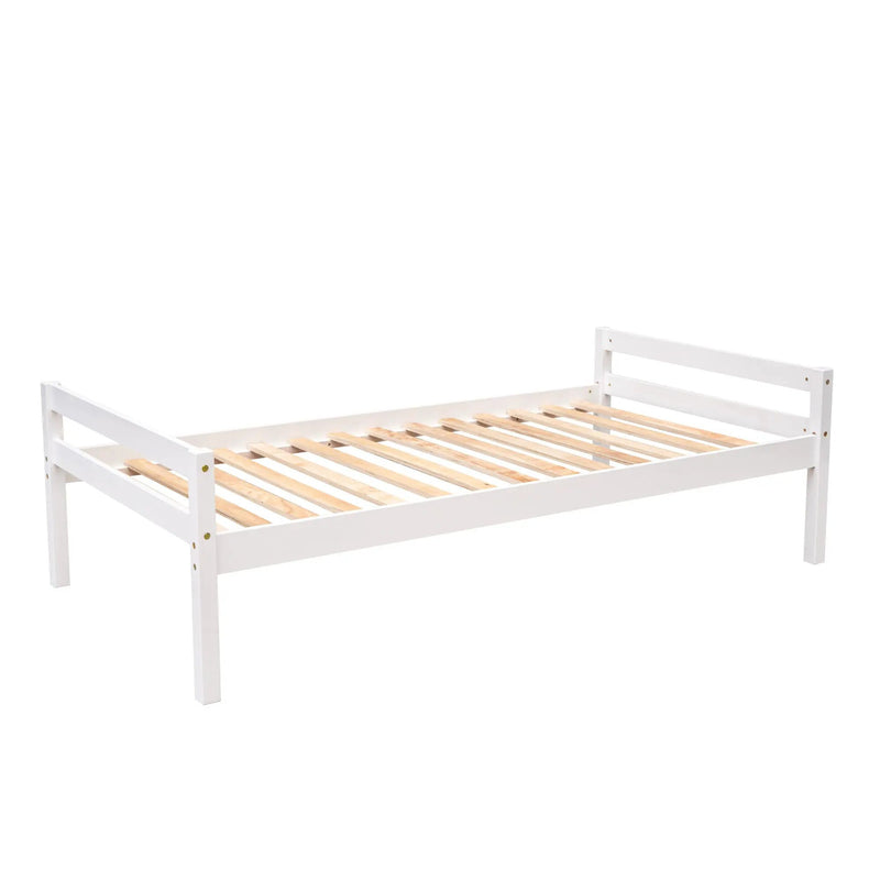 Loft Bed With Stand Alone Bed, Storage Staircase, Desk, Shelves, And Drawers by HouseOfZazla