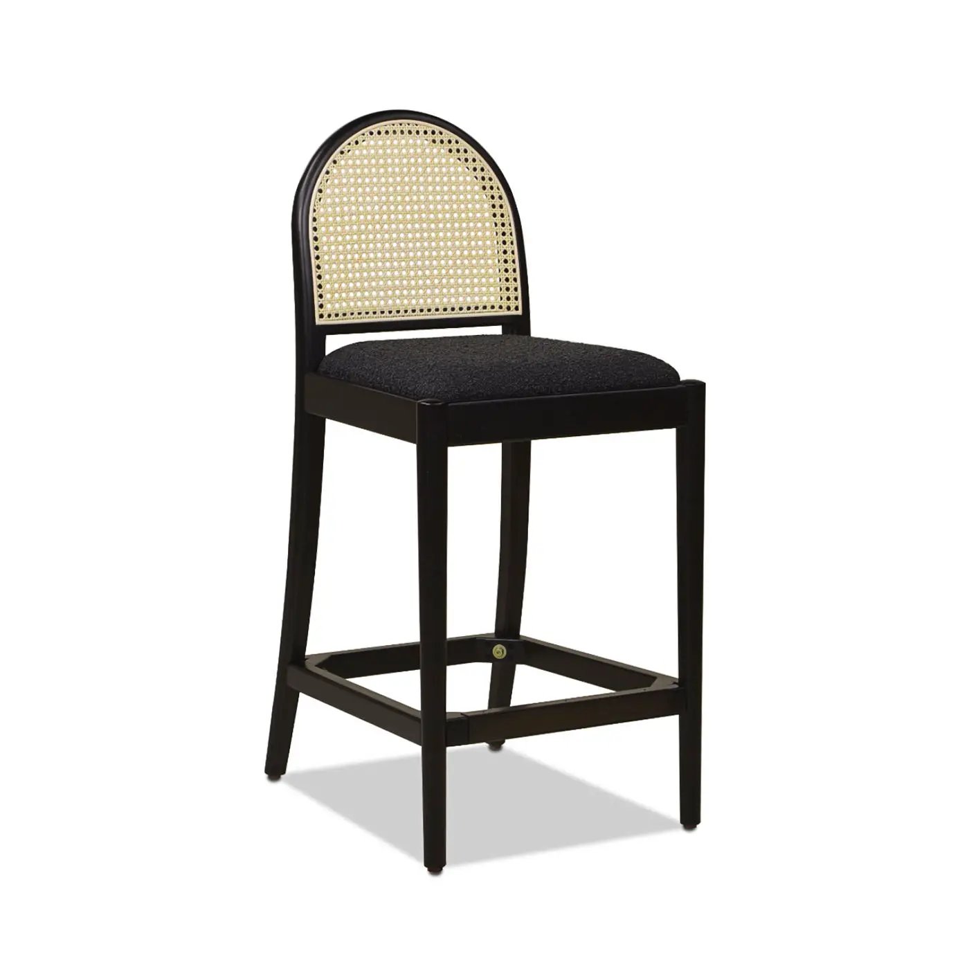 Panama - Curved Back Cane Counter Stool (Set of 2) by HouseOfZazla