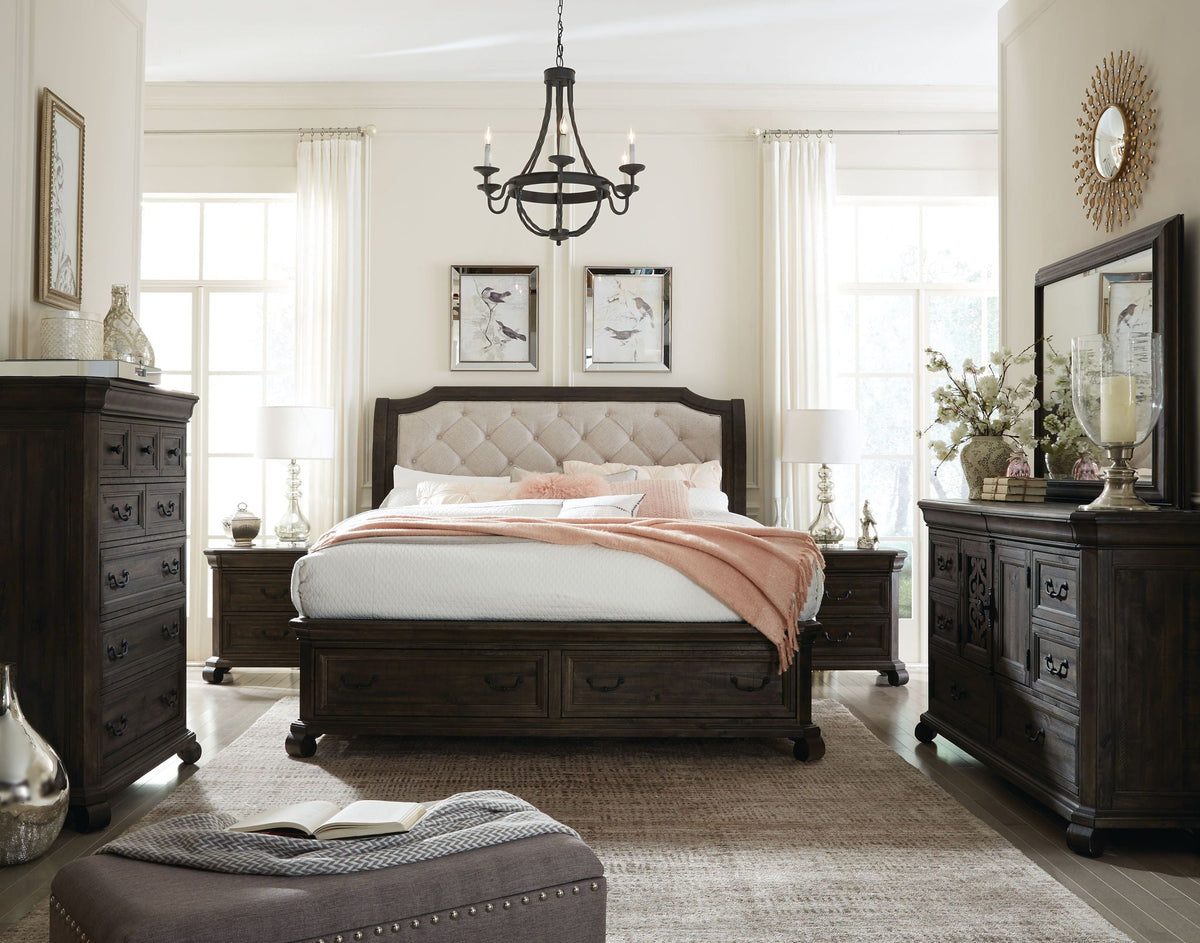 Bellamy - Drawer Nightstand - Peppercorn, photo 3 of 7