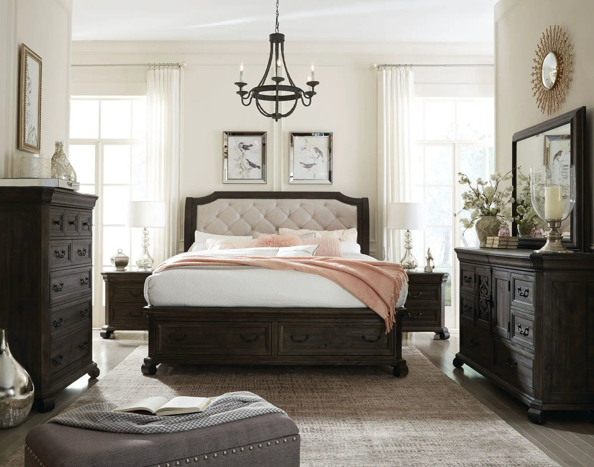 Bellamy - Complete Sleigh Storage Bed, photo 3 of 7