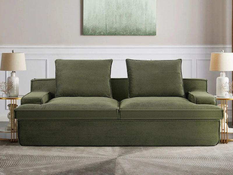 Nimbus - Oversized Full Foam 4 Seater Couch For Living Room Upholstered In Soft, Wide Armrests by Unique Piece Furniture