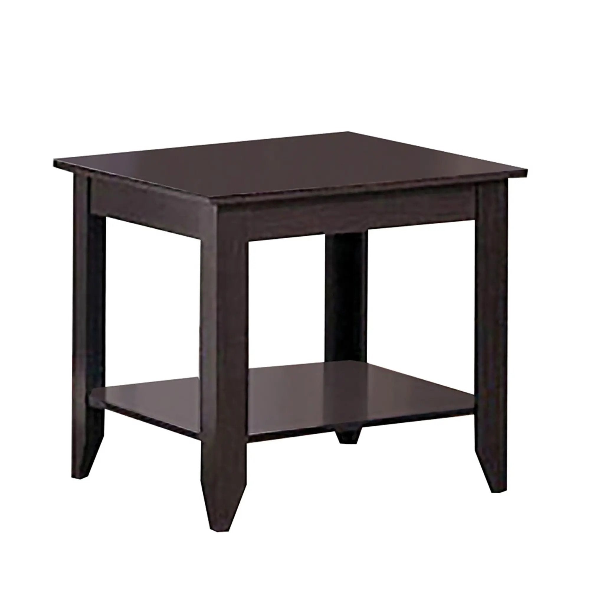 Ornette - 3 Piece Occasional Set With Square Design - Cappuccino by HouseOfZazla